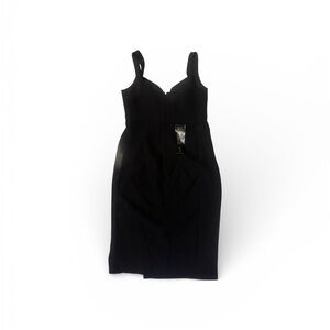 BCBGMaxAzria Black Midi Dress